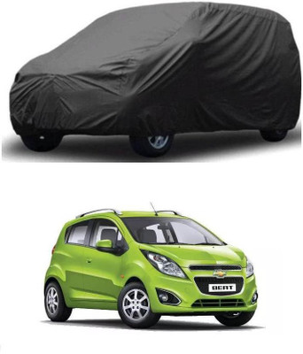 arneja trading company Car Cover For Chevrolet Beat (Without Mirror Pockets)(Grey)