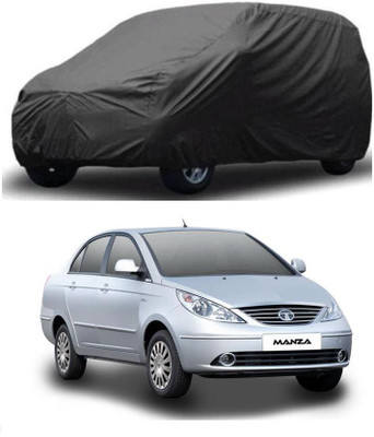 ARNEJA Car Cover For Tata Manza (Without Mirror Pockets)(Grey)