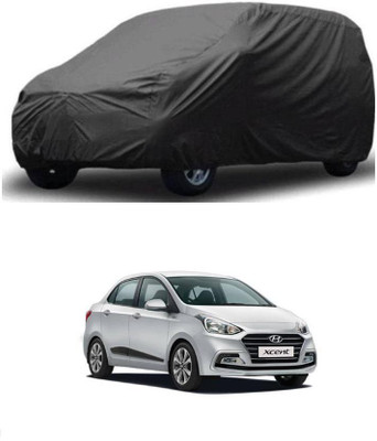 arneja trading company Car Cover For Hyundai Xcent (Without Mirror Pockets)(Grey)
