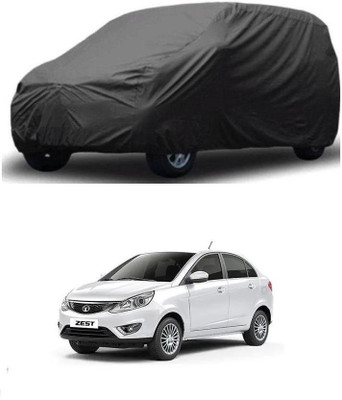 ARNEJA Car Cover For Tata Zest (Without Mirror Pockets)(Grey)