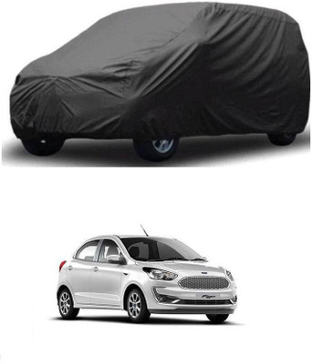 ARNEJA Car Cover For Ford Figo (Without Mirror Pockets)(Grey)