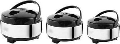 LHMED Casserole 1500ml_2000ml_2500ml Pack of 3 Thermoware Casserole Set(6000 ml)
