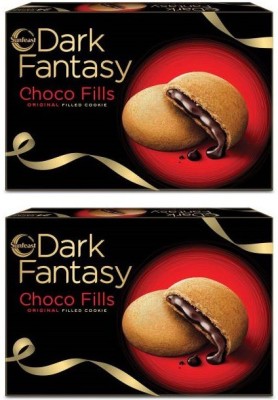 Sunfeast DARK FANTASY CHOCO FILLS 300 GM X 2 Cream Filled(2 x 300 g)