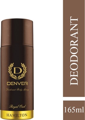 DENVER Hamilton Royal Oud Deo Deodorant Spray  -  For Men(165 ml)