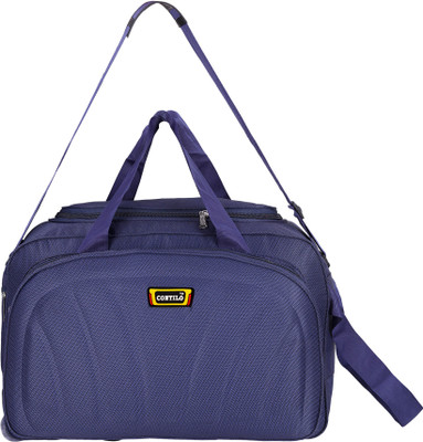 Contilo (Expandable) Lightweight Luggage(Expandable) 40 L Waterproof Duffel Bag for Luggage/Travel Heavy duty Air bag with wheel Navy Blue Duffel With Wheels (Strolley)