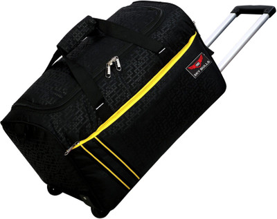 SKY BULLS (Expandable) Waterproof Lightweight 65 litres Travel Duffel Bag Duffel With Wheels (Strolley)