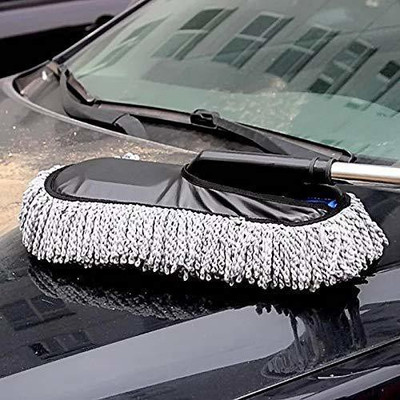 MAITRI ENTERPRISE Car Cleaning Brush Mop Adjustable Car Duster wet/dry duster M248 Wet and Dry Duster Set
