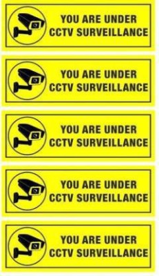 VICINITY You are under CCTV Surveillance Pack of 5 Emergency Sign