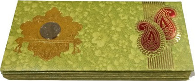 Gulshan Envelopes(Pack of 10 Green)