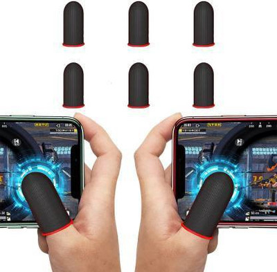 OCTA PUBG Finger Sleeve Thumb Grip Sweatproof Smooth & Responsive Touch (3-Pair) Finger Sleeve(Pack of 6)