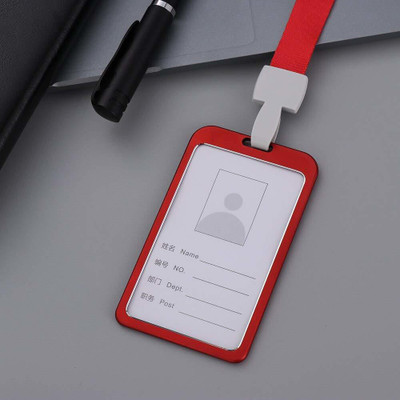 WHNOATOC Aluminum ID Badge Holder(Pack of 1)