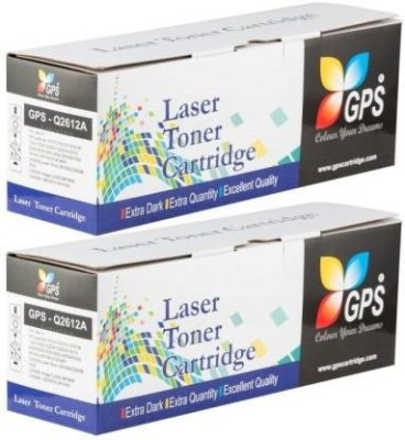 GPS Colour Your Dreams 12A / Q2612A Pack of 4 Toner Black Ink Cartridge