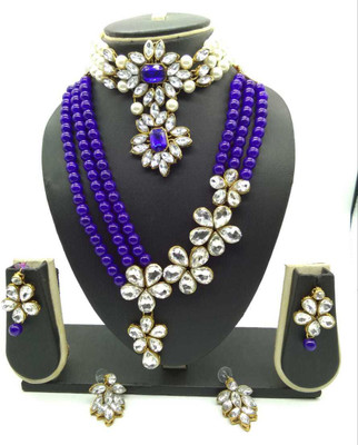 CATALYST Alloy Copper Blue, White Jewellery Set(Pack of 1)