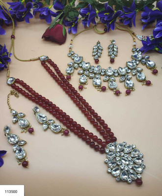 catalyst venture Copper Copper Maroon Jewellery Set(Pack of 1)