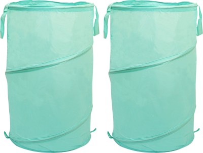 KUBER INDUSTRIES 50 L Green Laundry Basket(Polyester)