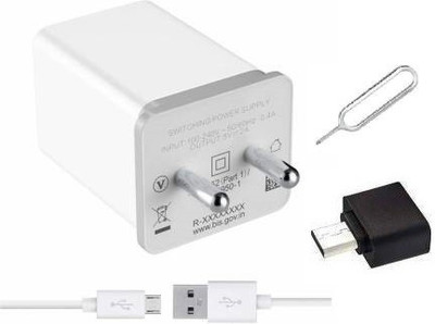 VIVAAN TECH Wall Charger Accessory Combo for Realme 5i (White)(White)