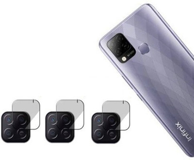 DAFFIN Back Camera Lens Glass Protector for LENS INFINIX HOT 10S(Pack of: 3)