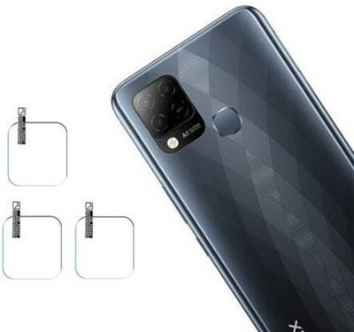 DAFFIN Back Camera Lens Glass Protector for CAMERA INFINIX HOT 10S(Pack of: 3)