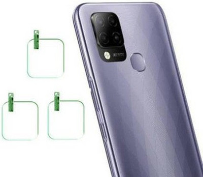 DAFFIN Back Camera Lens Glass Protector for CAMERA INFINIX HOT 10S(Pack of: 3)