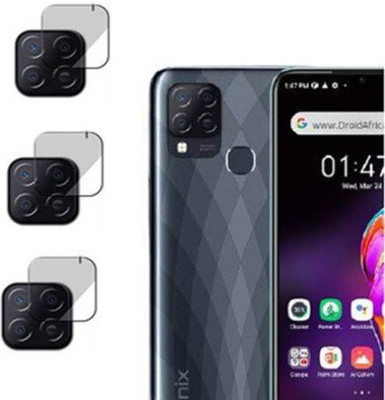 DAFFIN Back Camera Lens Glass Protector for LENS INFINIX HOT 10S(Pack of: 3)