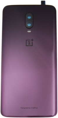 Unique4Ever OnePlus 6T Original (GLASS) With Lens Back Panel(Purple)