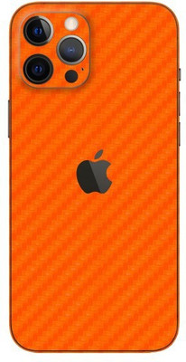 Orgic India iPhone 12 Pro Mobile Skin(Carbon Orange)