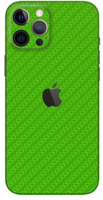 Orgic India iPhone 12 Pro Mobile Skin(Carbon Green)