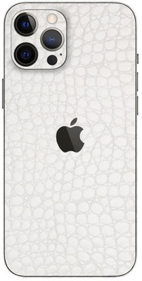 Orgic India iPhone 12 Pro Mobile Skin(White Leather)