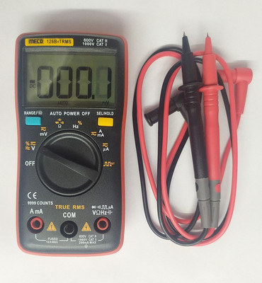Meco 126b+ Digital Multimeter(Multicolor 6000 Counts)