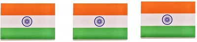 CARIZO KBI04 Acrylic Paper Weights  with Multicolor Acrylic Shaded Transparent(Set Of 3, Tricolor, Indian Flag)