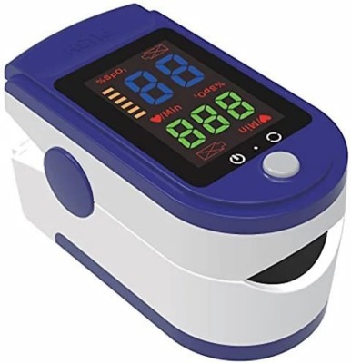 sv global india Finger Tip Pulse Oximeter, Multipurpose Digital Monitoring Pulse Meter Rate & SpO2 with OLED Digital Display Pulse Oximeter Pulse Oximeter(Blue)