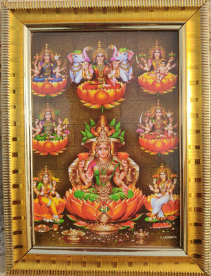 SAI BALAJI ACRALICS Ashtalakshmi Religious Frame