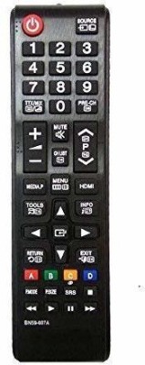 Wiofy Remote Compatible for Samsung LED/LCD Remote Control Model No :- BN59-607A Television Remote Controller(Black)