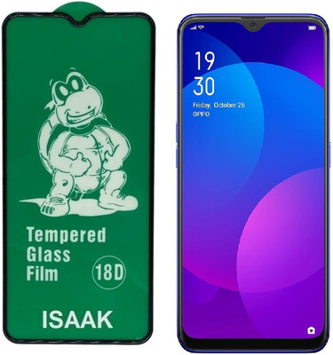 ISAAK Edge To Edge Tempered Glass for OPPO A9x(Pack of 1)