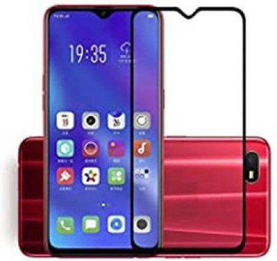 kentop Edge To Edge Tempered Glass for OPPO A12(Pack of 1)