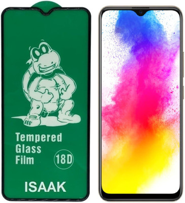 ISAAK Edge To Edge Tempered Glass for OPPO A9x 18D Tempered Glass(Pack of 1)