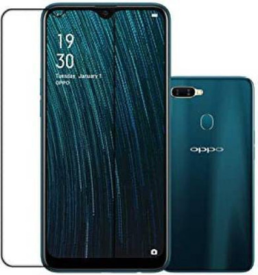 kentop Edge To Edge Tempered Glass for OPPO A12(Pack of 1)