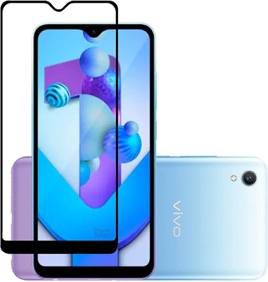 LIKEDESIGN Edge To Edge Tempered Glass for Vivo Y1s, Vivo Y1s 3GB RAM(Pack of 1)