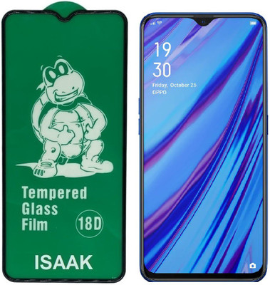 ISAAK Edge To Edge Tempered Glass for OPPO A9 18D Tempered Glass(Pack of 1)