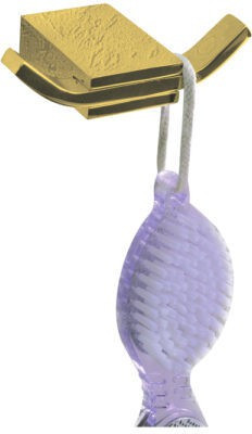 Viking Chrome Shower Rod Hook(Gold)
