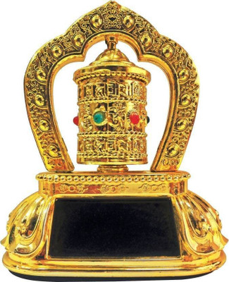M&Y Feng Shui Revolving/Rotating Buddhist Solar For Car Dasboard, Gifting & Decorative Showpiece  -  11 cm(Plastic, Gold)