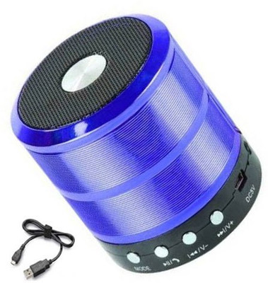 BAGATELLE High Collection Mp3 Soundbar WS-887 Bluetooth Speaker Mini Bluetooth Sound Box Wireless Portable 5 W Bluetooth Speaker(Blue, Stereo Channel)
