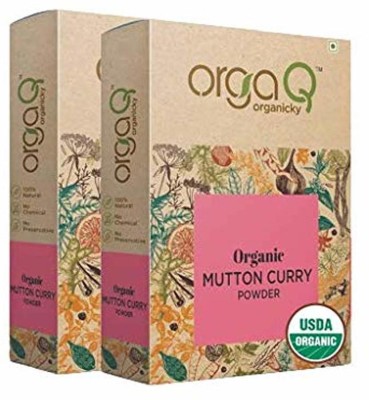 OrgaQ Organicky Organic Mutton Curry Powder Combo (50G x 2 Pack)(2 x 50 g)