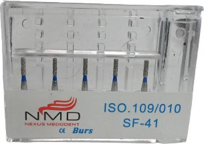 NMD NEXUS MEDODENT Straight Flat Bur Kit (SF-41) Surgical Plier(Stainless Steel)