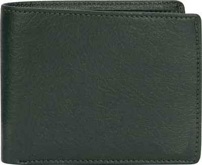 DENNY BLACQ Men Casual Green Artificial Leather Wallet(3 Card Slots)