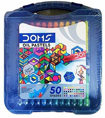 DOMS Oil Pastel 50 Shades Hexagonal Shape Plastic Pack(Multicolor)