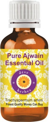 deve herbes Pure Ajwain Essential Oil 30ml -Trachyspermum Amoni(30 ml)