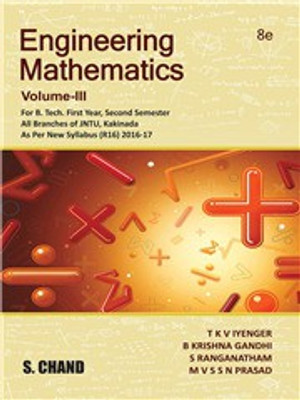 Engineering Mathematics Vol. III(Paperback, Dr. T.K.V. Iyengar, S. RANGANATHAM, DR. B. KRISHNA GANDHI)