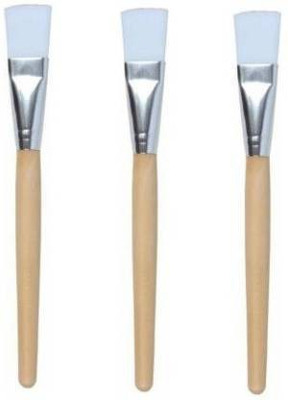 Glamezone Professional Face Pack and Facial Bleach Brush(Pack of 3)