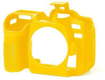 Digicom Silicone Protective Camera Case Cover for Nikon D7500  Camera Bag(Yellow)